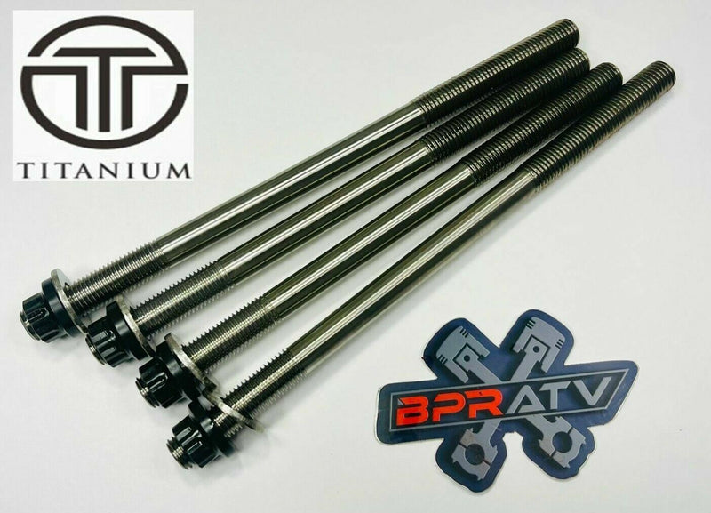 YZ WR 400F 426 TITANIUM Head Studs Best Strongest Ti Stud Bolt Upgrade Kit