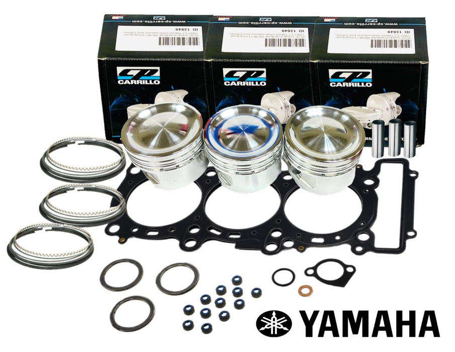 YXZ1000R SS EPS Hi Comp 12.5:1 CP Pistons Race Gas Top End Rebuild Redo Kit