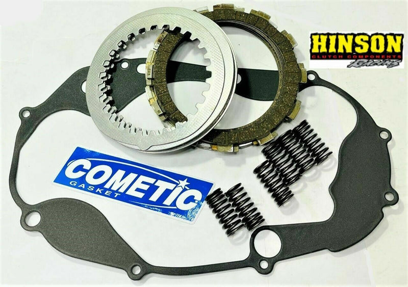Yamaha Banshee Hinson Clutch Plates Springs Cometic Gasket Complete FSC Kit Set
