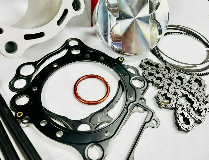 04 05 TRX 450R Rebuild Kit Complete Top Bottom End Hotcam Valves Engine Redo Kit