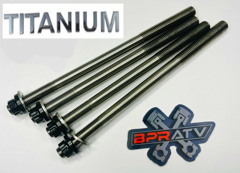 YFZ450 YFZ 450 Head Studs TITANIUM Strongest Best Aftermarket Head Stud Bolt Kit