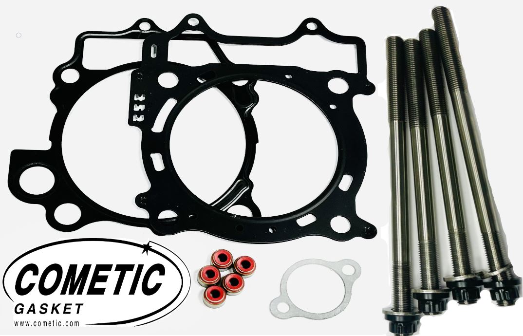 YFZ450 YFZ 450 ATV TITANIUM Head Studs Cometic Gasket Kit Ti Stud Kit Gaskets