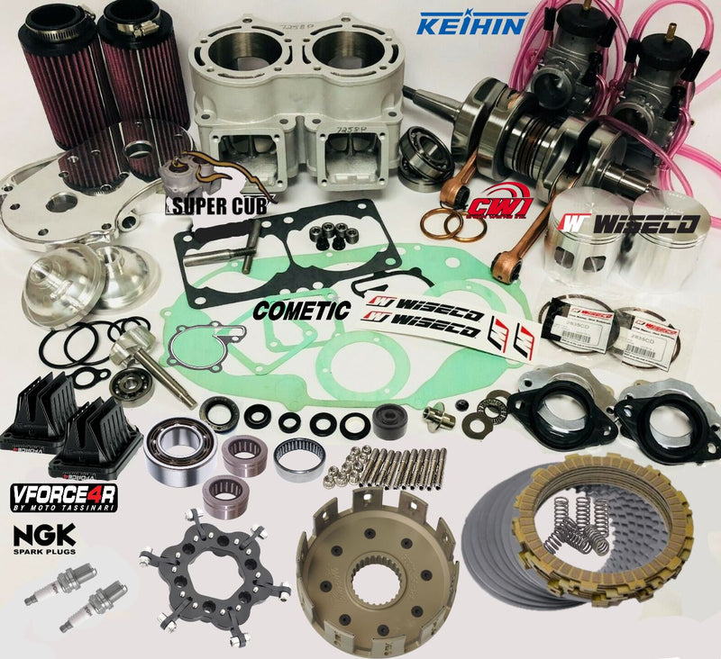 Banshee 521 Supercub 10 mil Super Cub Big Bore Complete Top Bottom Assembly Kit