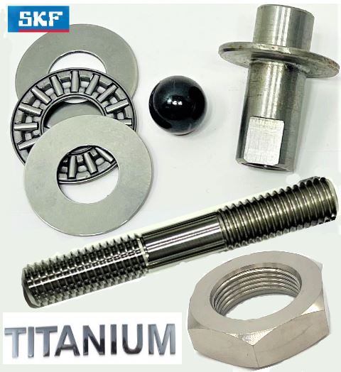 Banshee 350 Billet Clutch Pusher SKF Bearing Titanium Hub Lock Hex Nut Screw Kit