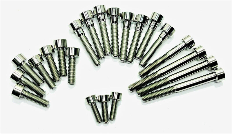 Yamaha Banshee 350 Side Cover Bolts Titanium Left & Right Engine Cover Bolt Kit!