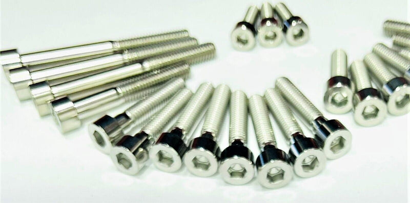 Yamaha Banshee 350 Side Cover Bolts Titanium Left & Right Engine Cover Bolt Kit!