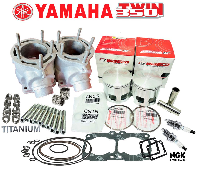 Banshee OEM Cylinders 65mm +1 Genuine Yamaha Jugs Wiseco Pistons Top End Kit