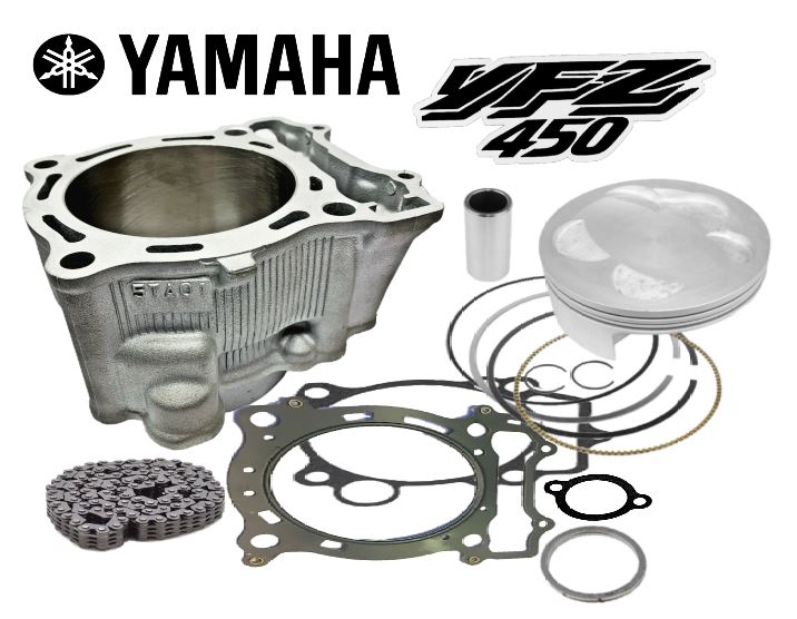 Replace YFZ450R YFZ 450R OEM Cylinder Stock Yamaha Piston Top End Rebuild Kit