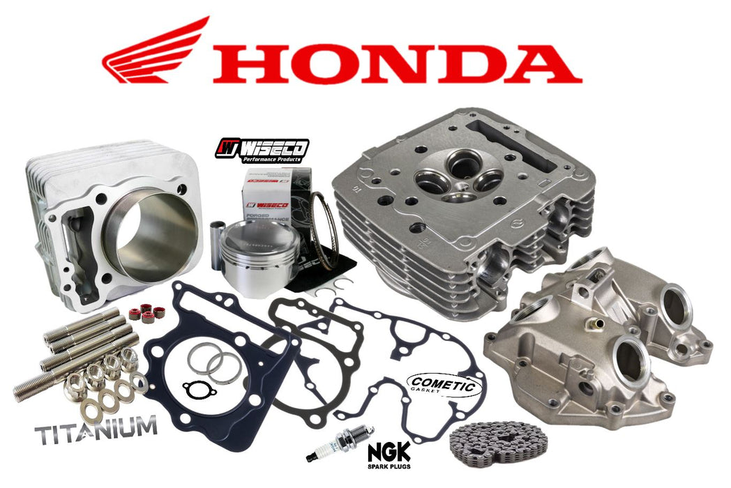 New Honda TRX 400EX 400X Cylinder Head Rebuild Kit Stock Bore Top End Assembly
