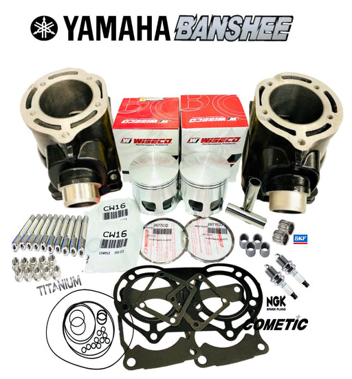 Yamaha banshee cylinders jugs top end rebuild cheap low cost