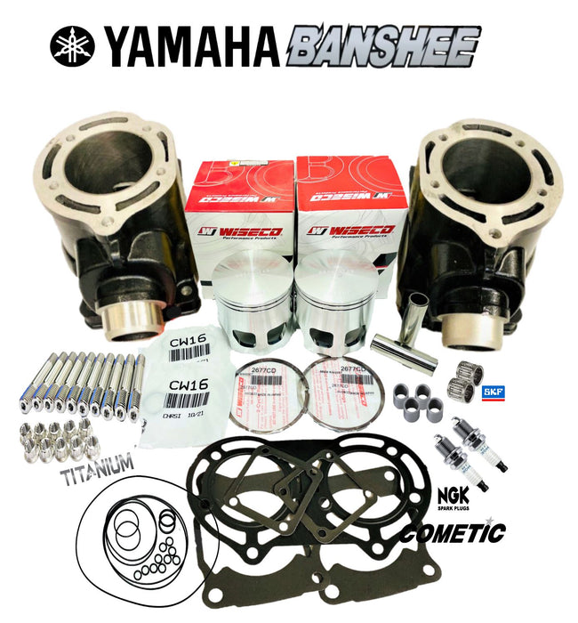 Best Yamaha Banshee Rebuild Top End Tuned Cylinders Wiseco Upper Assembly Kit