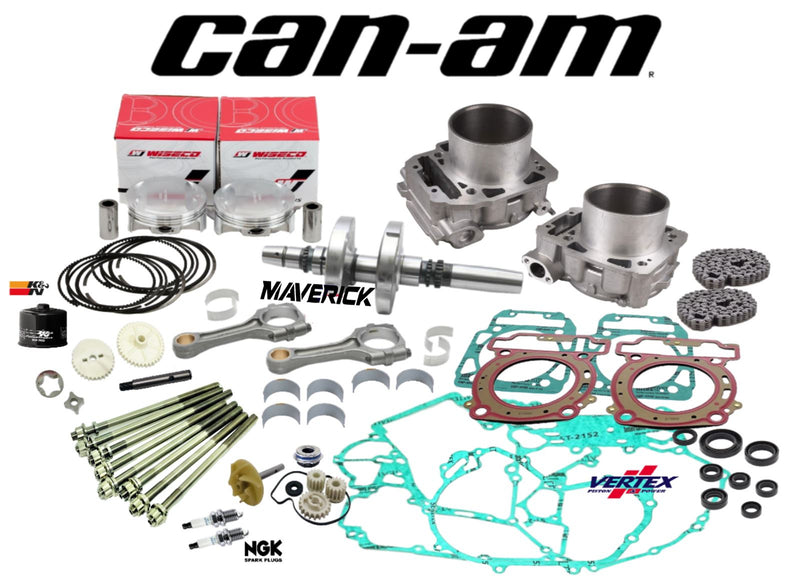 2019 Maverick 1000 Trail Sport Rebuild Kit Complete Top Bottom Motor Engine Set