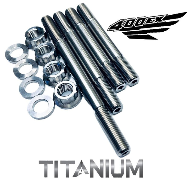 Get Honda 400EX Sportrax TITANIUM Head Studs 400X TI Cylinder Head Stud Bolt Kit