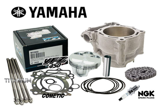 Yamaha yz250f 83mm big bore kit +6 cylinder top end 