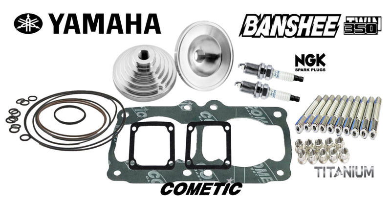 Banshee Race Gas Stroker Domes Hi Comp Billet 17cc Dome Set 4mm Crank Top End