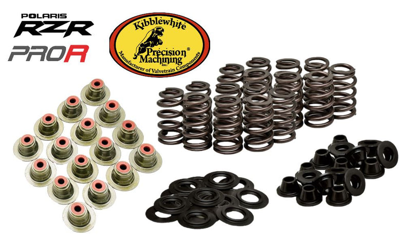 Polaris RZR Pro R Valve Spring Kit Kibblewhite Beehive Heavy Duty Springs Seals