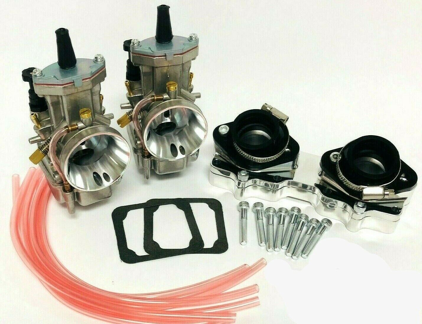 Banshee 28mm 28 mil PWK Style Carbs Carb Carburetors Billet Intake Man