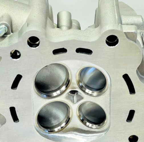 06-08 Raptor 700 Ported Cylinder Head #290 Webcam Full Race Port Polish Springs