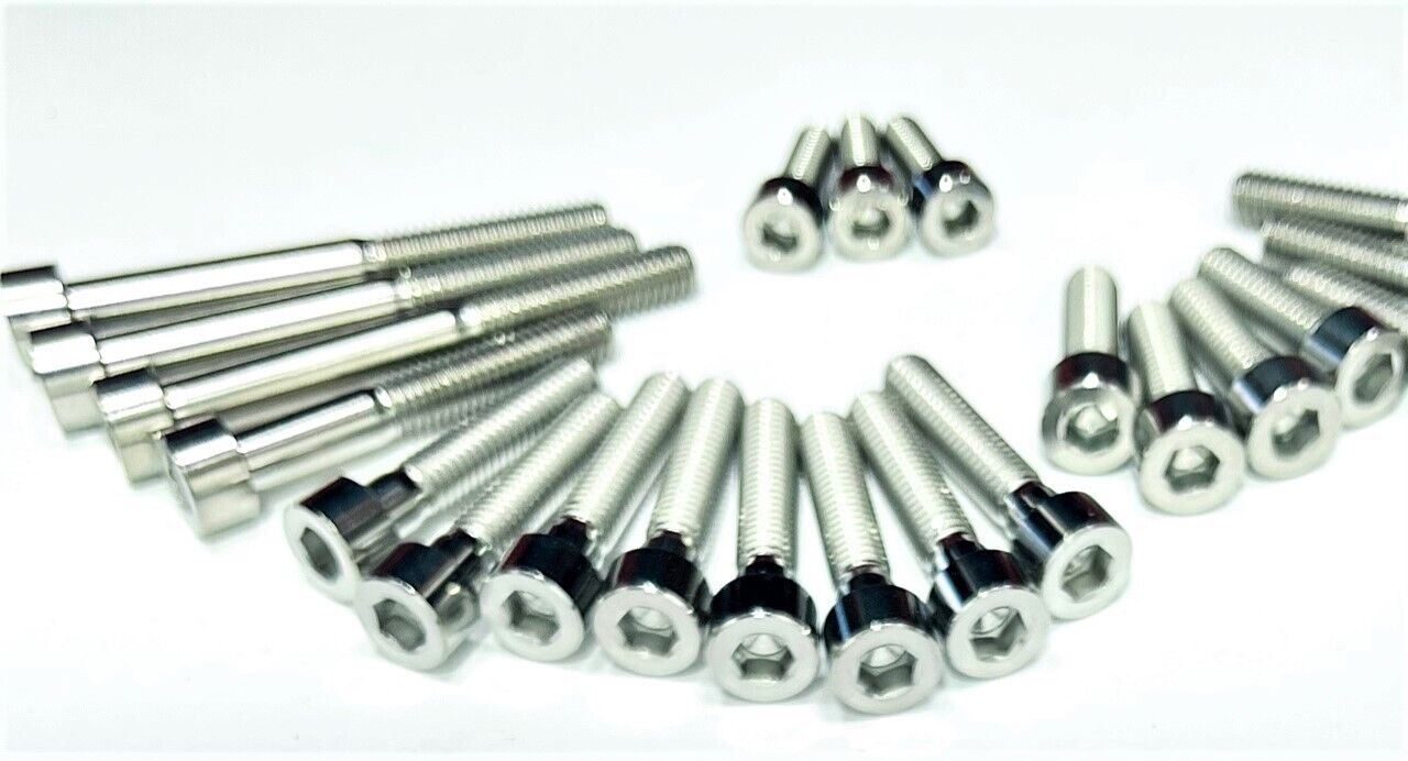 Banshee 392 421 Cub TITANIUM Bolt Stud Kit Cases Cylinder Head Studs Bolts Set