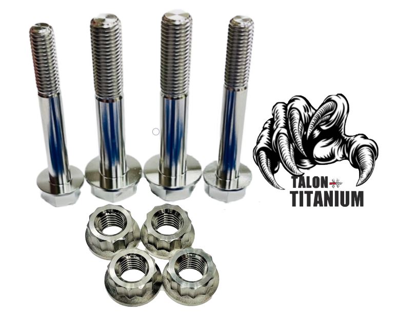 02+ YZ250 TITANIUM Motor Mount Bolts Nuts Yamaha 90105-10173-00 & 90105-08131-00