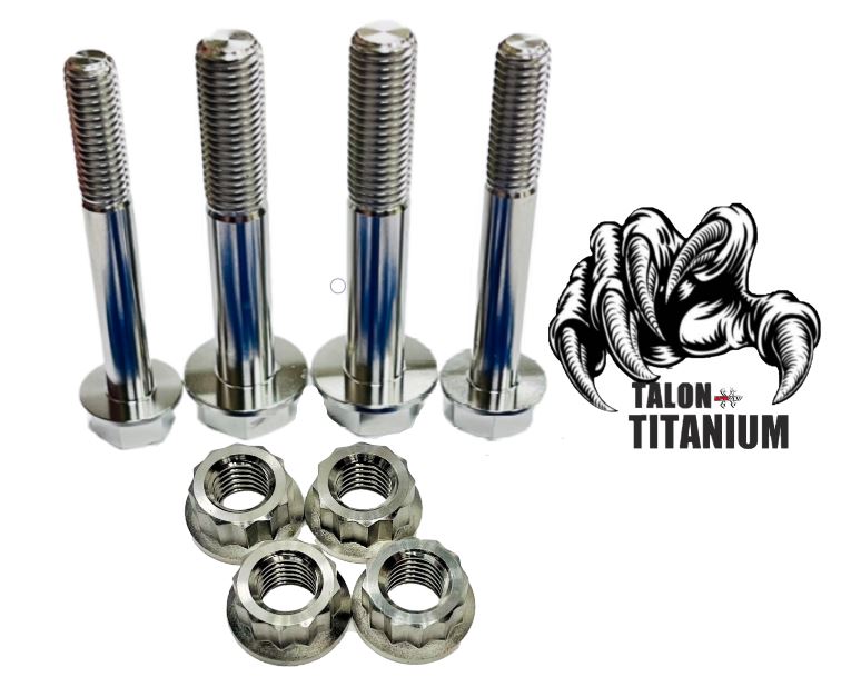 02+ YZ250 TITANIUM Motor Mount Bolts Nuts Yamaha 90105-10173-00 90105-08131-00