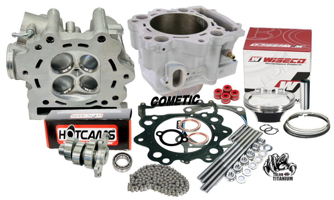 09-14 Raptor 700 Top End Rebuild Kit Ported Head Stage 2 Hotcam Stock Bore Redo