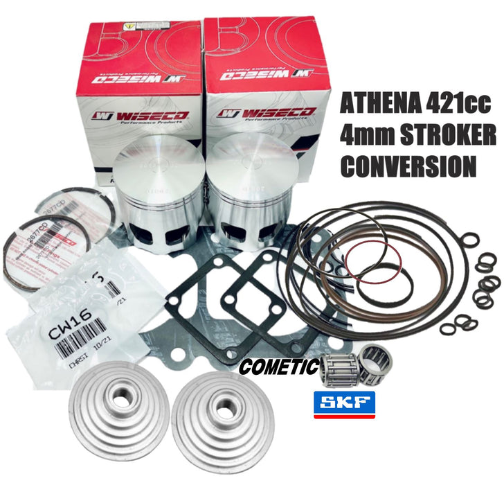 Banshee Athena 392 Big Bore Top End Rebuild Kit Wiseco 68mm Pistons Domes Redo