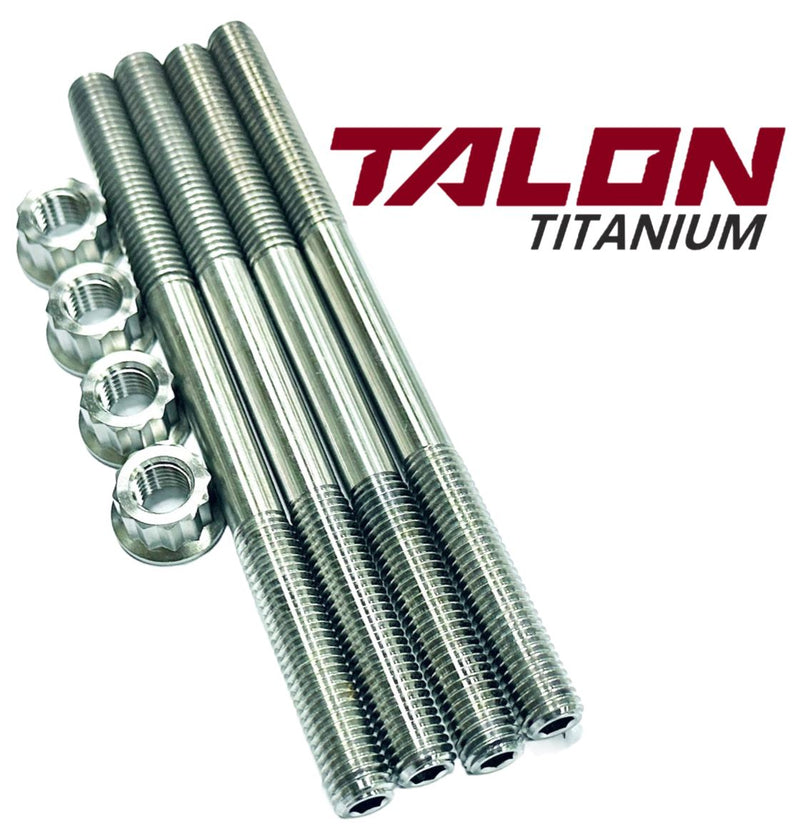 Polaris 0454565 0454569 RZR 170 Cylinder Head Studs TITANIUM Stud Bolt Nut Kit