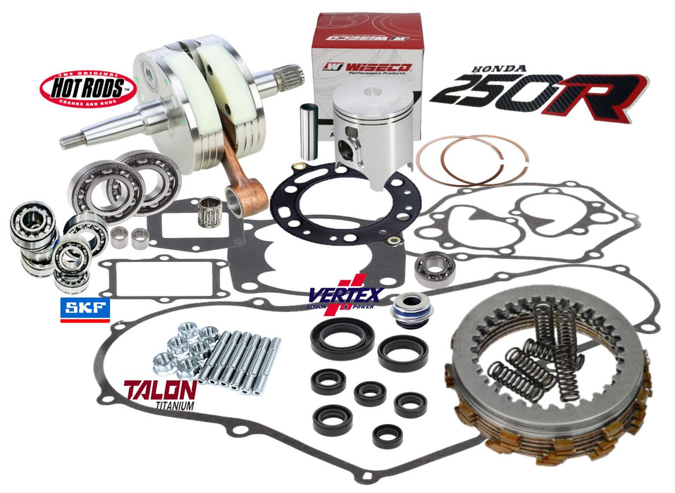 86-89 TRX250R Rebuild Kit +1 .040 Over Piston 67mm Complete Motor Engine Redo