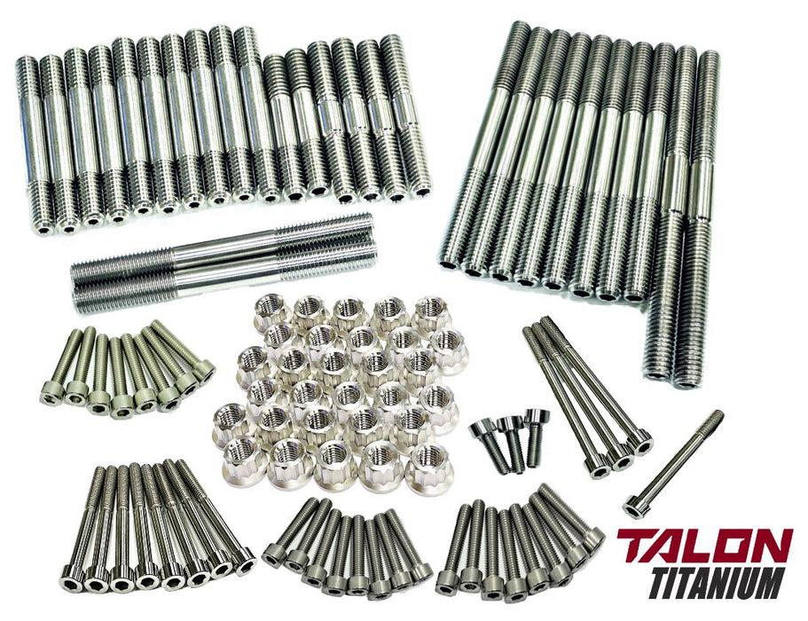 Banshee 521 Super Cub TITANIUM Bolt Stud Kit Cases Cylinder Head Studs Bolts Set