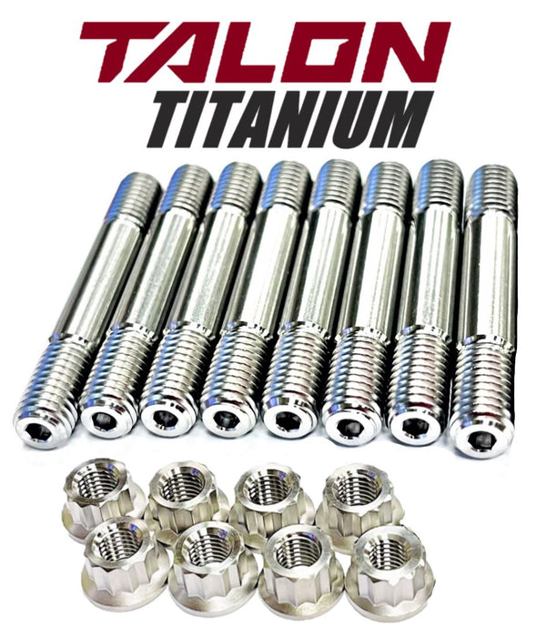 YZFR6 YZF-R6 TITANIUM Exhaust Studs All Ti Exhaust Stud 12 Point Nut Kit Set