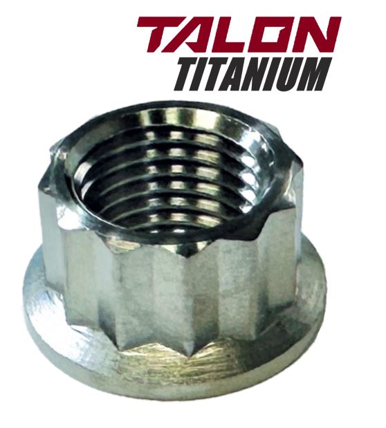 Yamaha 90179-12657-00 Flywheel Rotor Lock Nut TITANIUM 12 Point Flange Nut