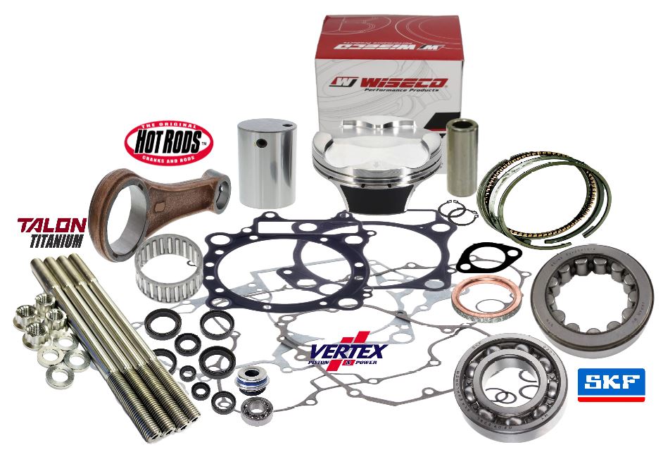 06+ TRX450R TRX450ER Rebuild Kit Connecting Rod Crank Rebuild Top Bottom End Kit