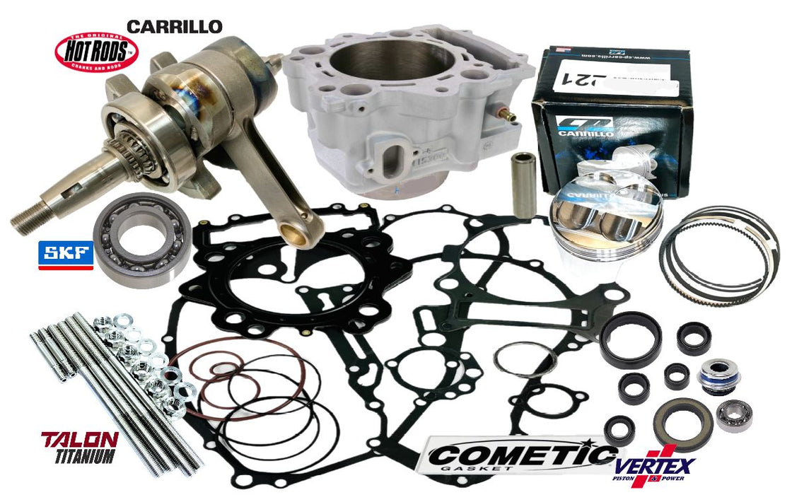 Raptor 700 105.5 Big Bore Stroker Crank Carrillo Rod 780 Complete Rebuild Kit