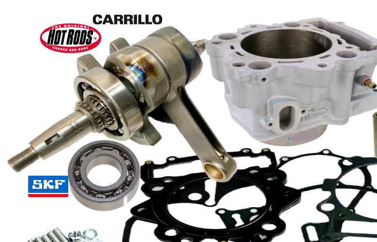 Raptor 700 105.5 Big Bore Stroker Crank Carrillo Rod 780 Complete Rebuild Kit