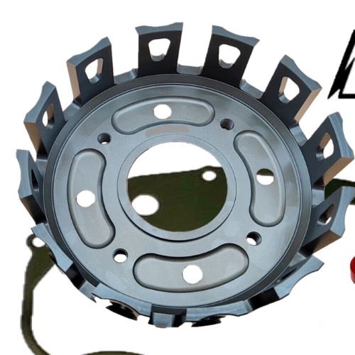 Yamaha Banshee Billet Clutch Basket Talon Clutch Street Bike Fibers RED Cushions