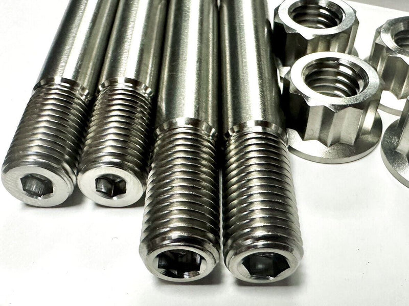 Honda CR250R CR 250R TITANIUM Cylinder Bolts Cylinder to Crankcase Stud Kit Nuts