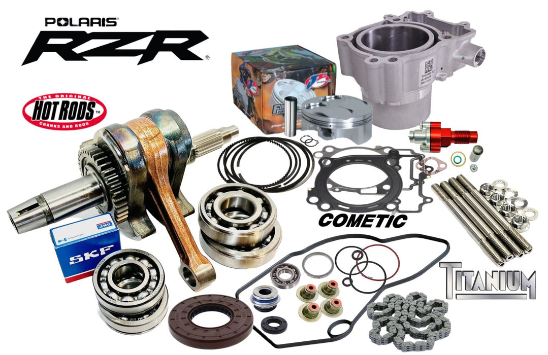 12-17 RZR 570 Rebuild Kit Top End Bottom End Motor Engine Assembly Redo Parts