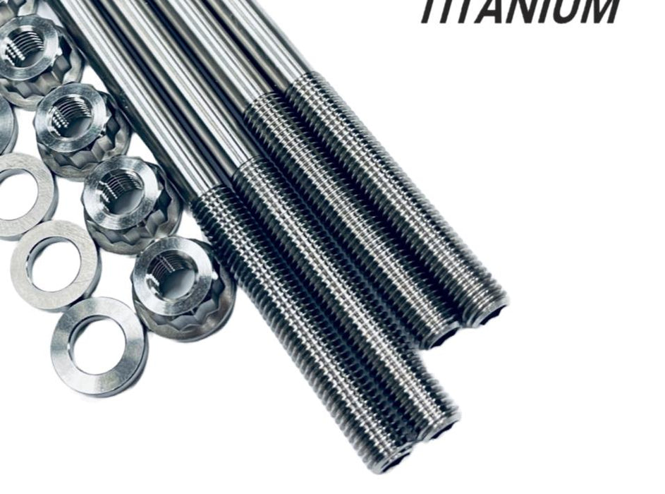 Rhino Viking 700 TITANIUM Cylinder Head Studs Exhaust Studs All Ti Stud Kit Set