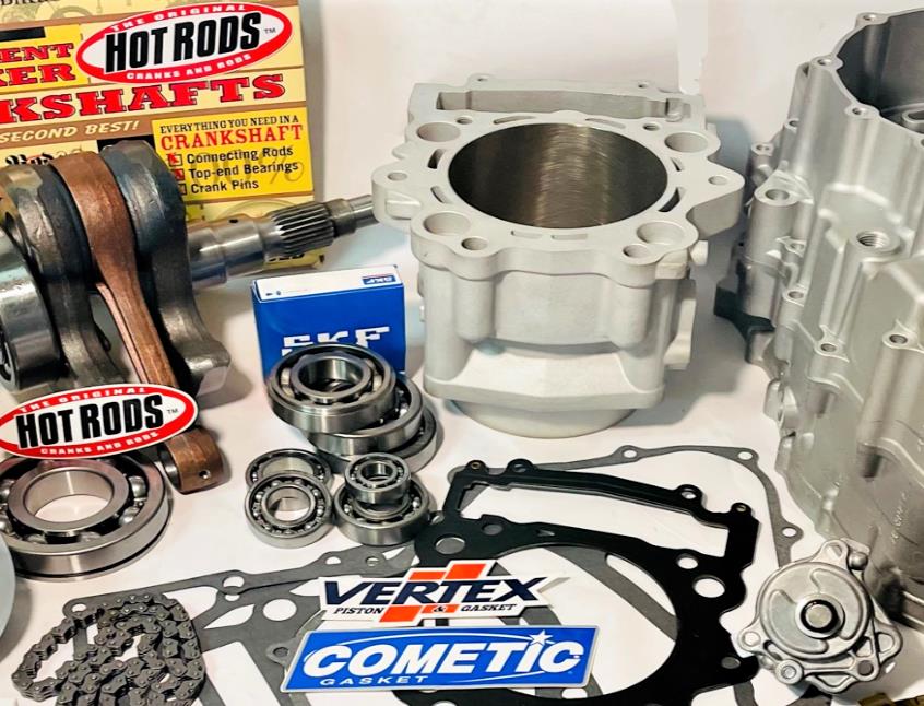 Viking 700 Crankcases Cases Rebuild Kit Complete Top Bottom End Motor Engine Kit