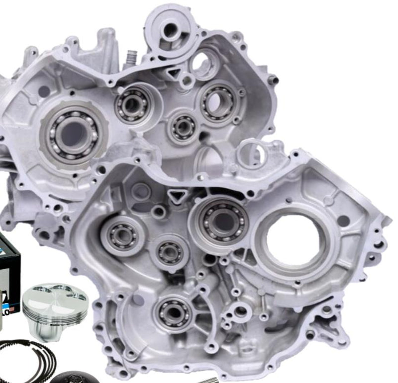 Rhino Grizzly 660 Cases Crankcase Rebuild Kit Bottom End Motor Engine Case Half