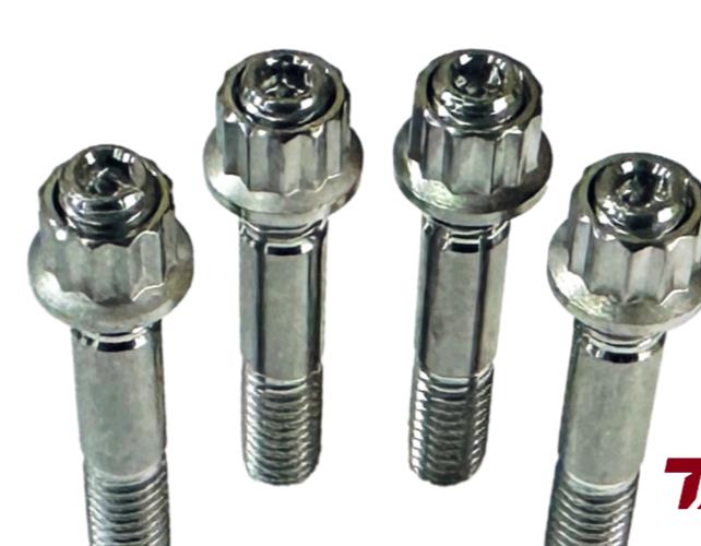 Raptor 660 TITANIUM Exhaust Studs Nuts Ti Stud & Nuts Gasket Kit