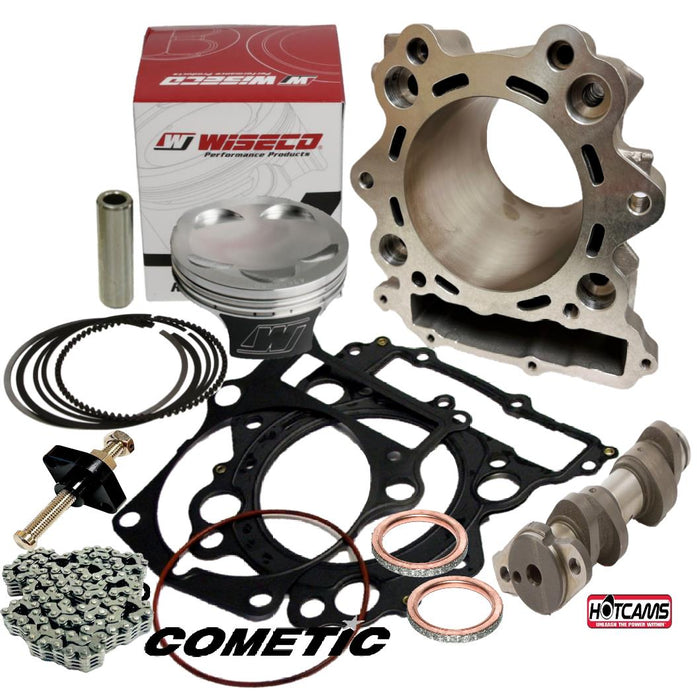 Grizzly 660 102mm Big Bore Hotcams Mudbuster Cam +2 Top End Rebuild Kit Hotcam