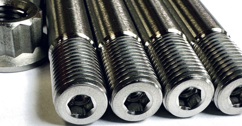 Honda 90035-MM5-000 Exhaust Studs Qty 8 TITANIUM Aftermarket Head Pipe Stud Kit