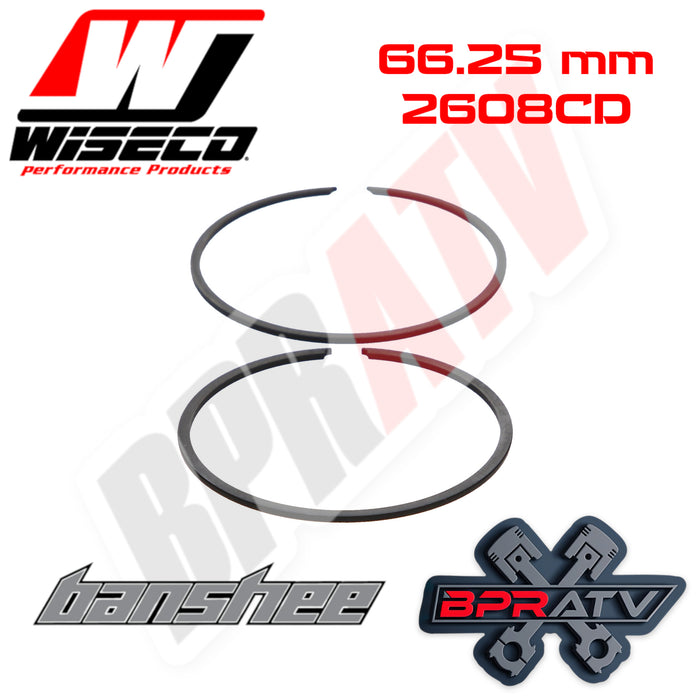 Banshee 350 66.25 mm Bore Wiseco Piston Rings Rebuild Set 2608CD 1 (Set of One)