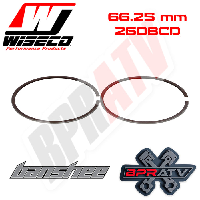 Banshee 350 66.25 mm Bore Wiseco Piston Rings Rebuild Set 2608CD 1 (Set of One)