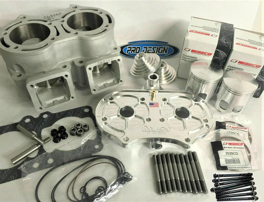 Banshee 421 Serval Cub Cylinder Cool Head 4mm Complete 68mm Top End Rebuild Kit