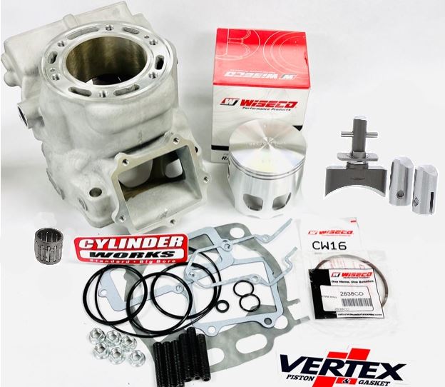 YZ250 YZ 250 72mm Big Bore Kit 72 mil Cylinder Powervalve Complete Top End Kit