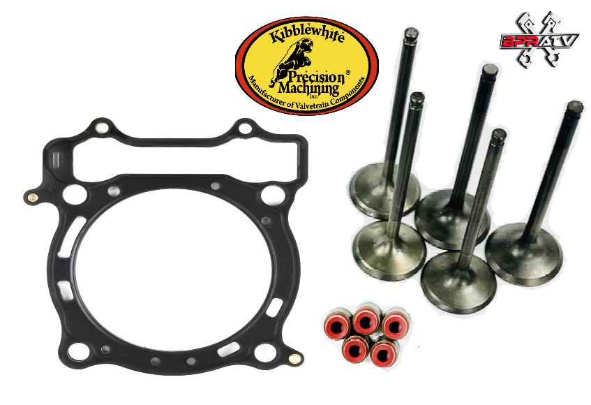YFZ450 YFZ 450 Kibblewhite White Diamon Stainless Steel Valves Seals H