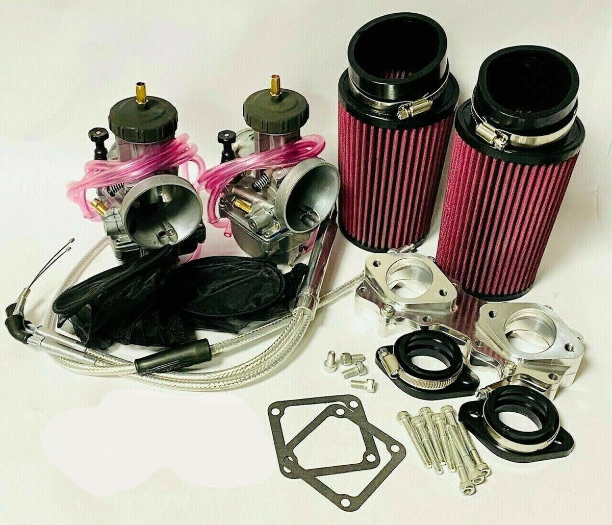 Banshee 35mm 35 Mil Carb Kit PWK Style Knock Off Carbs Carburetor Comp